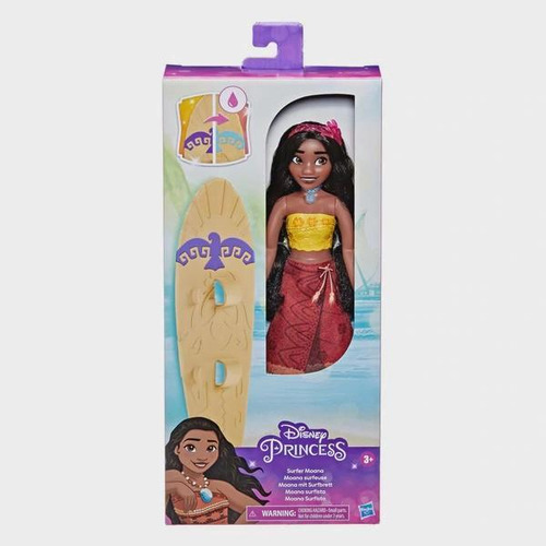 Boneca Articulada Moana Surfista Hasbro F3390