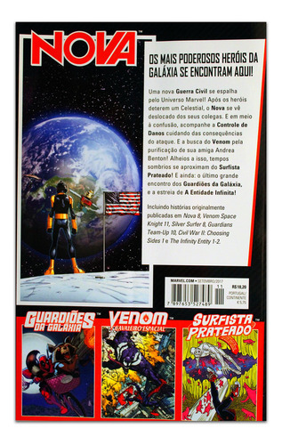 Hq Guerra Civil Ii - Universo Marvel - Edição 11 - A Entidade Infinita