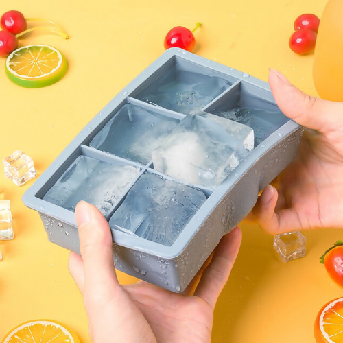 Molde De Cubitos De Hielo De Silicona Reutilizable De 3 Piez