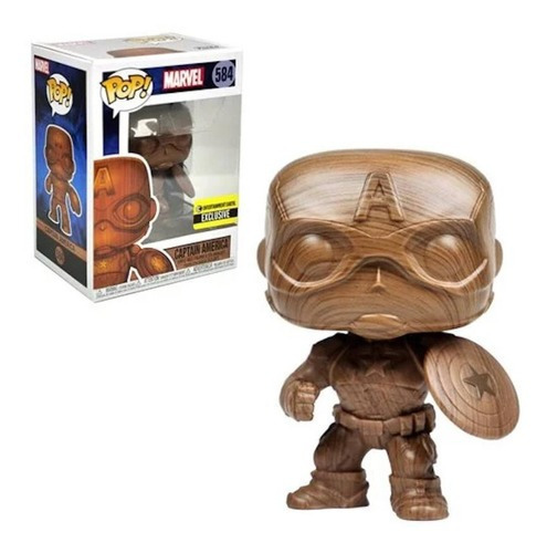 Funko Pop Captain America Wood #584