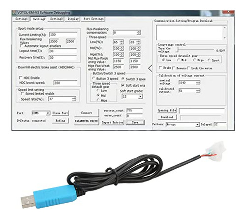 Paquete De Cables Usb A Ttl Para Controladores De Motociclet
