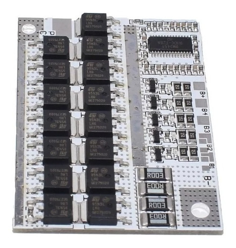 Módulo Controlador Carga Bms 5s 3.7v 21v 100a