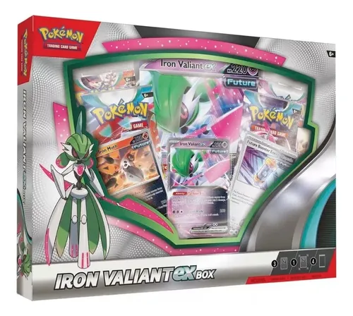 Pokemon Tcg Iron Valiant Ex Box Original Original