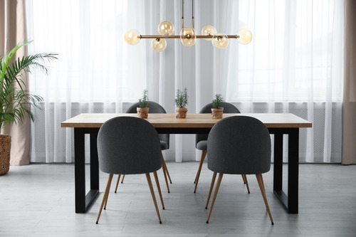 Imagem 3 de 3 de Pendente Abaporu 110cm X 34cm Bronze Champagne Bella Hl004g