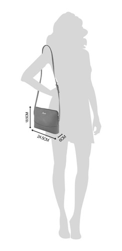 Imagen 3 de 3 de Bolsa Pawo Crossbody Color Negro