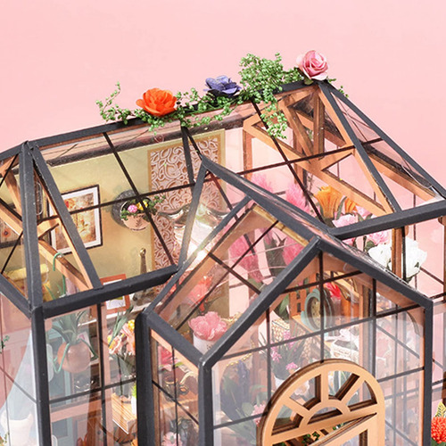Diy, Kit De Casa De Muñecas En Miniatura 1:24, Casa De