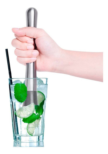 Imagen 3 de 9 de Set Kit Bartender Barman Completo Coctelera Trago Acero Inox