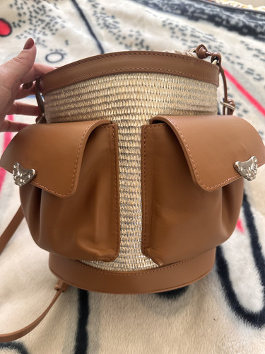 Cartera Jazmin Chebar Marrón Claro Marrón Claro