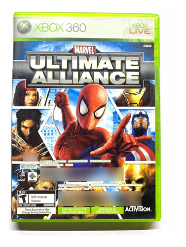 Marvel The Ultimate Alliance + Forza 2 Xbox 360