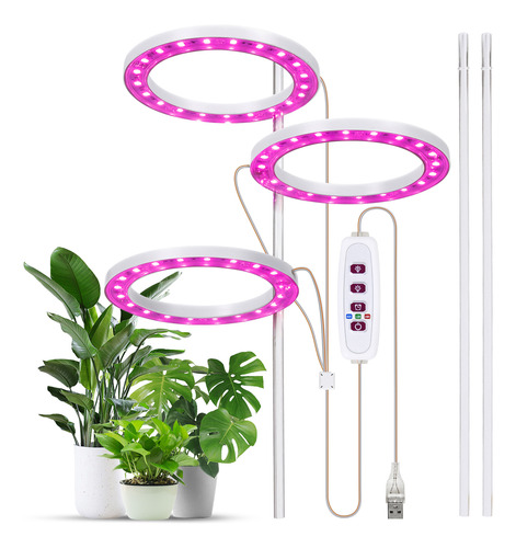 Bonsái Grow Light, Regulable O Para Interior, Con 3 Miniplan