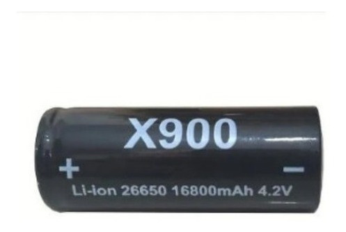 Imagem 2 de 3 de Bateria Li-ion Para Lanterna X900 Bl-26650 16800mah 4.2v