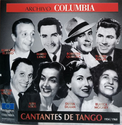 Cd Maure/rufino/a.solis Y Otros (cantantes De Tango 54/60)