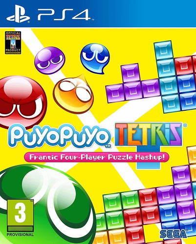Jogo Mídia Física Puyo Puyo Tetris Original Para Ps4