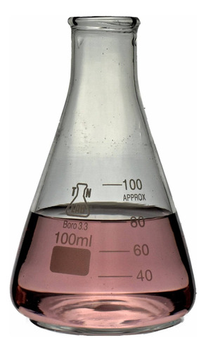 Erlenmeyer Graduado Vidrio 100ml