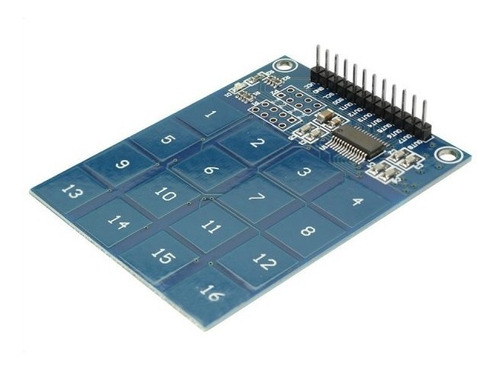 Teclado De Membrana Matricial 4x4 16 Teclas Para Arduino