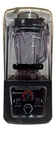 Licuadora Con Escudo 2200w 2.2 L Shorbull Color Transparente