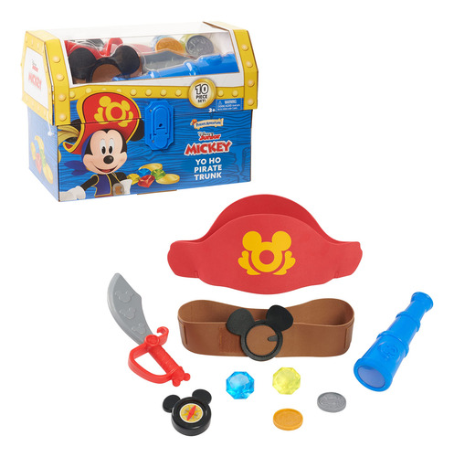 Just Play Junior Mickey Mouse Funhouse Yo-ho - Baúl Pirata.