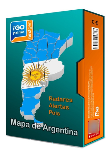 Mapa De Argentina Para  Igo8 - Igo Primo Incluye Radares 