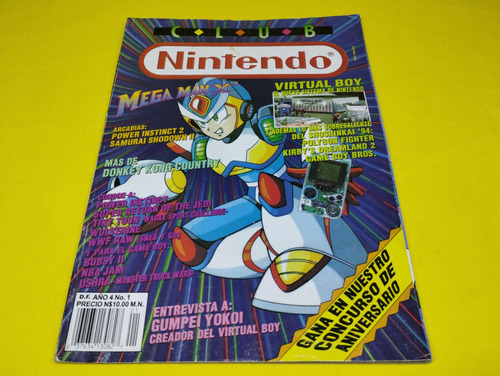 Revista Club Nintendo Año 4 #1 Mega Man X 2