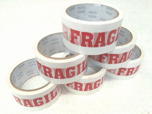 Imagen 3 de 5 de Cinta Frágil Adhesiva Embalaje 48mm X 50mts