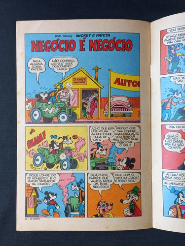 Gibi Antigo Zé Carioca N 1103. Hq Zé Carioca Ano 72. Gibis Disney (Usado)
