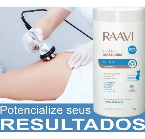 Creme para Massagem Corporal Neutro Raavi