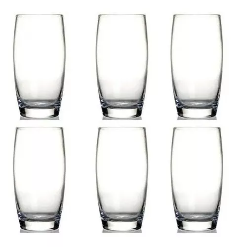 Jogo De 6 Copos Nadir Oca Line Glass - 300 Ml Vidro Grosso