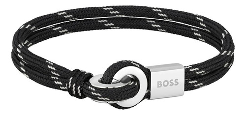 Pulsera Hugo Boss Thad Sport Nylon/acero Inoxidable 1580469m