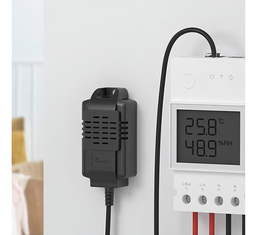 Sonoff Ths01 Sensor De Temperatura Y Humedad Rj9 Macrotec