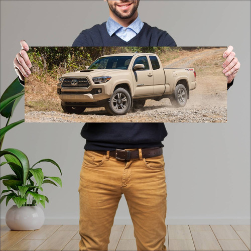 Cuadro 30x80cm Auto 2016 Toyota Tacoma Trd Sport 128