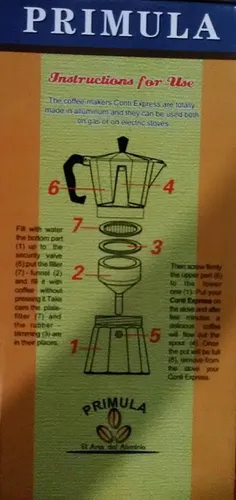 Cafetera Primula 1 Taza Bmg