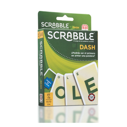 Imagen 1 de 4 de Scrabble Dash Cartas El Juego De Las Palabras Cruzadas
