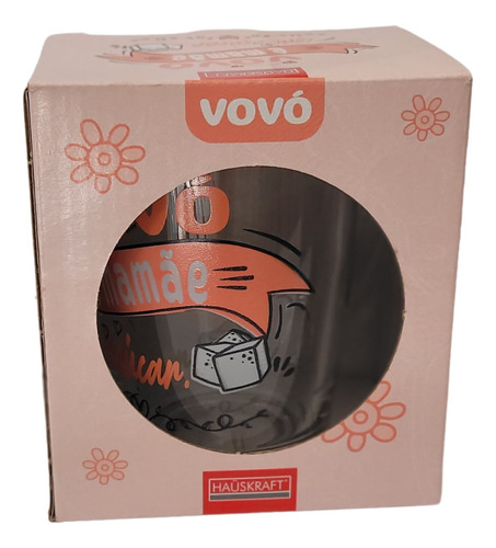 Caneca Presente Dia Das Mães Vovó É Mamãe Com Açúcar 320ml
