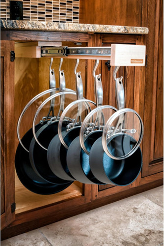 Gabinete De Cocina 22 Extraíble Con 7 Ganchos Y Sistema Des
