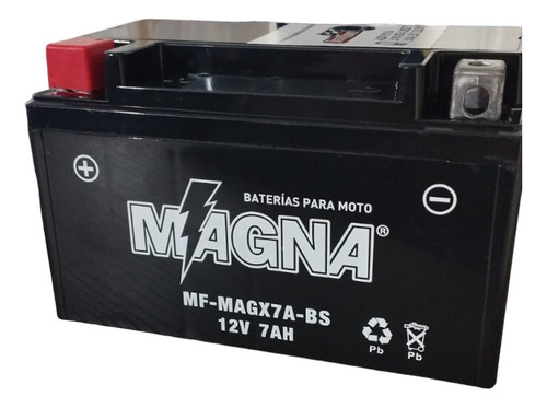 Batería Moto Akt 125 Dinamic - Kymko - Xm 180 Mf-magx7a-bs