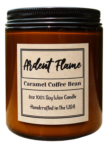 Ardent Flame Candles | Grano De Caf Caramelo | Vela De Cera