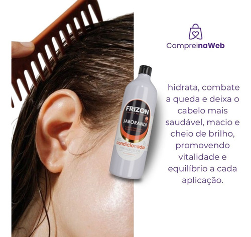 Condicionador Frizon Max Force Jaborandi 1 Litro
