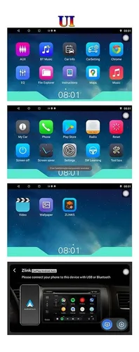 Qp Estéreo Para Hyundai Santa Fe Android Bluetooth Carplay