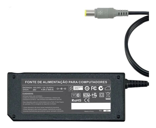 Fonte Carregador Para Thinkpad Advanced Mini Dock 20v 558