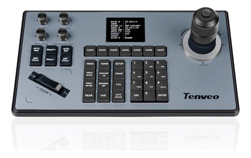 Cámara Ptz 12x Ai Auto Tracking Ndi Controlador Teclado Joy