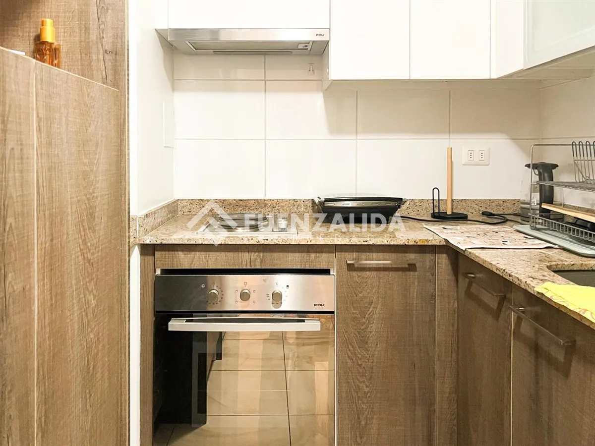 Imagen 4 de 14 de Depto En Venta De 1 Dorm Ñuñoa 3390 Uf Metro Villa Frei