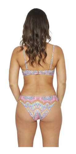 Traje De Baño Bikini Mujer H2o Wear Triangulo Banda Rosa Fue