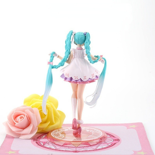 Figura De Hatsune Miku Wonderland Kawai Pelo Largo Rapunzel