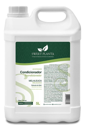 Condicionador Melaleuca Cachorro Sweet Plants 5 L