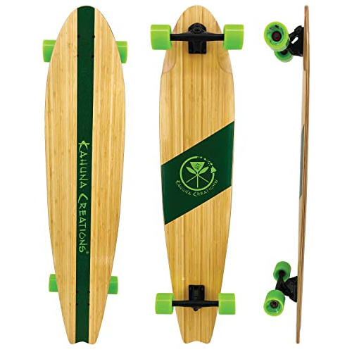 Kahuna Creations 46 Pohaku Bamboo Longboard Skateboard Spee