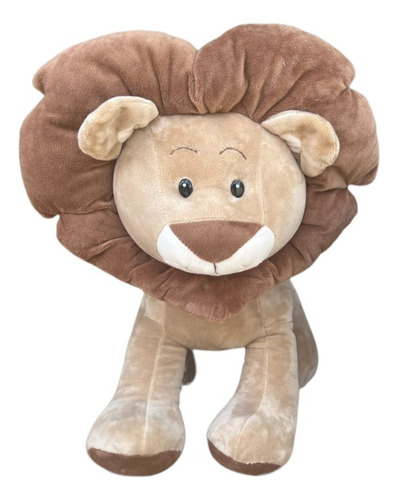 Leão Pelúcia Fofinho 30cm Safari Decoração Quarto Infantil