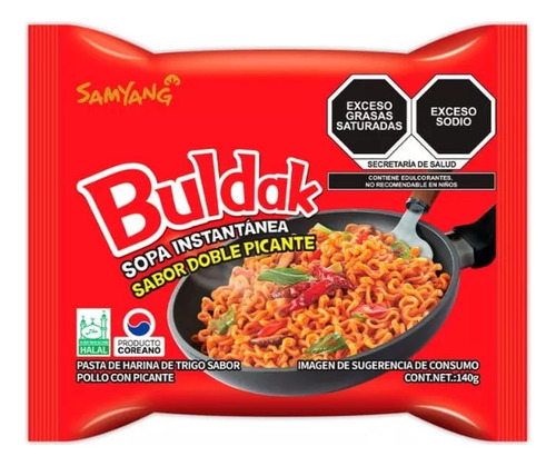 Ramen Coreano Samyang Hot Chicken 2x Spicy Sabor Pollo 140g
