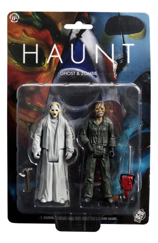 Trick Or Treat Studios Pack 2 Figuras Haunt Ghost Y Zombie