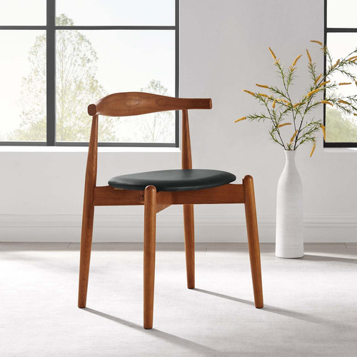Modway Stalwart Mid-century Silla De Comedor Con Marco De