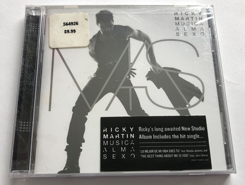 Ricky Martin - Música + Alma + Sexo Cd Made In Usa